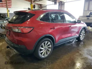 2021 Ford Escape Titanium Hybrid with VIN 1FMCU9DZ0MUB17327, listed as a Copart auction lot 56545325 with 36,368 mi miles and Salvage title. Bid and sale history available at DreamBid. Image 3.