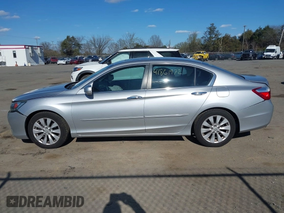 2014 Honda Accord EX-L with VIN 1HGCR2F82EA238446, listed as a IAAI auction lot 41861972 with 75,863 mi miles and . Bid and sale history available at carsss.com. Image 14.