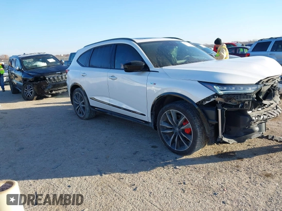 2023 Acura MDX Type S w/Advance Package with VIN 5J8YD8H80PL000784, listed as a IAAI auction lot 41146703 with 34,455 mi miles. Bid and sale history available at carsss.com. Image 1.