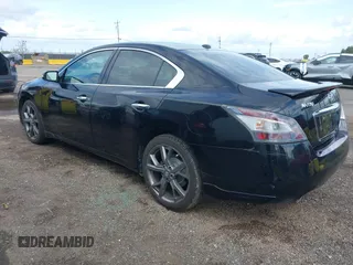 2014 Nissan Maxima S with VIN 1N4AA5AP9EC908498, listed as a IAAI auction lot 41945171 with 130,090 mi miles and . Bid and sale history available at DreamBid. Image 3.