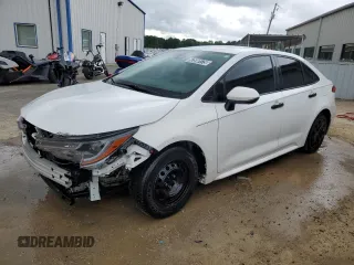 2020 Toyota Corolla L with VIN 5YFDPRAEXLP067632, listed as a Copart auction lot 52590175 with 113,042 mi miles and Clean Title. Bid and sale history available at carsss.com. Image 1.