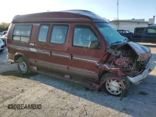 1995 Ford Econoline Cargo with VIN 1FDEE14H4SHB66776, listed as a Copart auction lot 76501244 with 126,673 mi miles and Salvage Title. Bid and sale history available at DreamBid. Image 4.