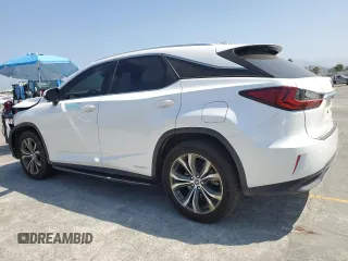 2019 Lexus RX 450h with VIN 2T2BGMCA0KC041135, listed as a Copart auction lot 58092455 with 97,599 mi miles and Salvage title. Bid and sale history available at DreamBid. Image 2.