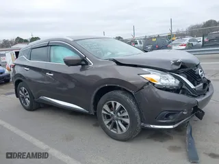 2016 Nissan Murano S with VIN 5N1AZ2MG5GN158467, listed as a IAAI auction lot 41545977 with 143,146 mi miles. Bid and sale history available at carsss.com. Image 1.