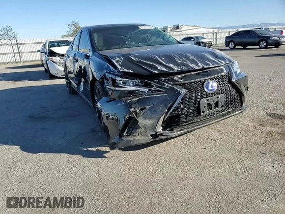 2022 Lexus ES 300h F Sport with VIN 58AGA1C19NU018460, listed as a Copart auction lot 88367985 with 26,807 mi miles and Salvage title. Bid and sale history available at DreamBid. Image 11.