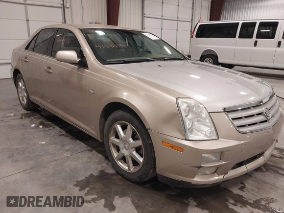 2005 Cadillac STS with VIN 1G6DC67A550224742, listed as a IAAI auction lot 41448030 with 152,149 mi miles. Bid and sale history available at carsss.com. Image 1.