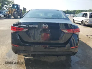 2024 Nissan Sentra S with VIN 3N1AB8BVXRY324049, listed as a Copart auction lot 59855955 with 4,509 mi miles and Salvage title. Bid and sale history available at DreamBid. Image 6.