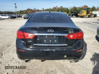 2016 Infiniti Q50 2.0t Premium with VIN JN1CV7AR7GM253231, listed as a Copart auction lot 84203154 with 0 mi miles and Clean Title. Bid and sale history available at carsss.com. Image 6.