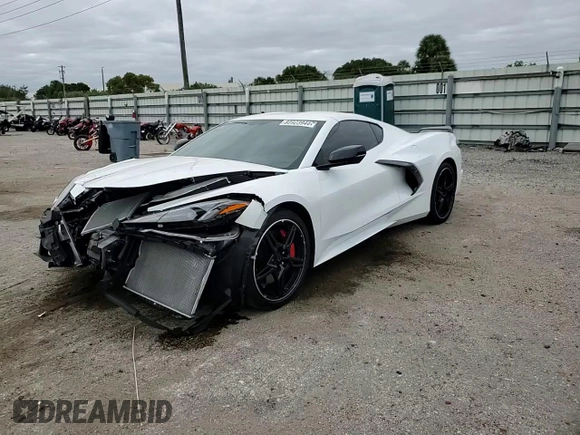 2021 Chevrolet Corvette 3LT with VIN 1G1YC2D46M5120132, listed as a Copart auction lot 80923944 with 9,193 mi miles and Salvage Title. Bid and sale history available at carsss.com. Image 11.