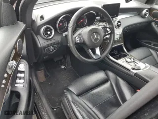 2017 Mercedes-Benz GLC with VIN WDC0G4JB2HF149497, listed as a Copart auction lot 45184615 with 156,265 mi miles and Salvage Title. Bid and sale history available at carsss.com. Image 8.