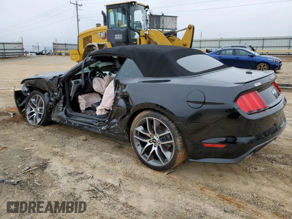 2015 Ford Mustang GT Premium with VIN 1FATP8FF6F5402223, listed as a Copart auction lot 44698185 with 47,078 mi miles and Salvage title. Bid and sale history available at DreamBid. Image 2.