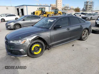 2017 Audi A6 Competition Prestige with VIN WAUF3AFC5HN052910, listed as a Copart auction lot 61927874 with 104,655 mi miles and Salvage Title. Bid and sale history available at carsss.com. Image 1.