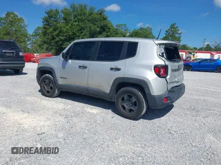 2018 Jeep Renegade Sport z VIN ZACCJBAB7JPH88857, wystawiony jako IAAI lot #42705578 z przebiegiem 132 838 mil mil oraz . Historia ofert i sprzedaży dostępna na DreamBid. Obrazek 3.