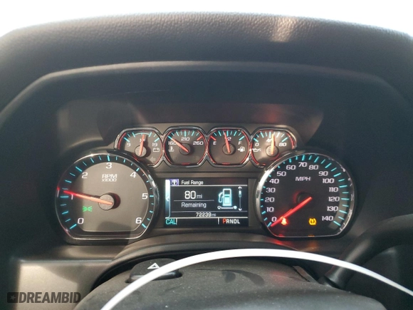2019 Chevrolet Silverado 1500 LD LT with VIN 2GCVKPEC0K1118648, listed as a Copart auction lot 45382115 with 72,239 mi miles and Salvage Title. Bid and sale history available at carsss.com. Image 9.