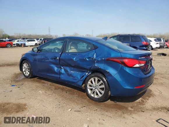 2014 Hyundai Elantra SE z VIN KMHDH4AE3EU095984, wystawiony jako Copart lot #54192135 z przebiegiem 117 551 mil mil oraz Szkoda całkowita • Salvage title. Historia ofert i sprzedaży dostępna na DreamBid. Obrazek 2.