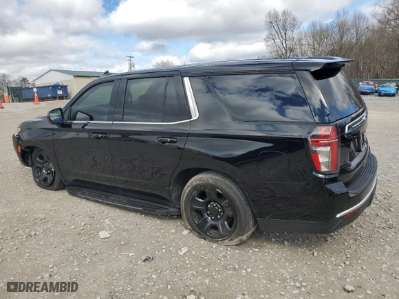 2024 Chevrolet Tahoe Commercial with VIN 1GNSKLED5RR150699, listed as a Copart auction lot 45288045 with 3,298 mi miles and Salvage Title. Bid and sale history available at carsss.com. Image 2.