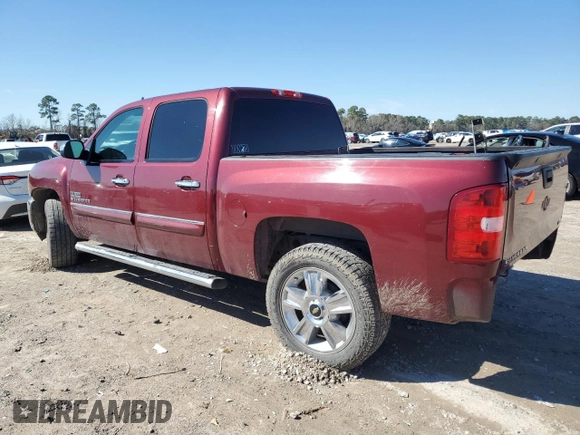 2013 Chevrolet Silverado 1500 LT with VIN 3GCPCSE05DG231990, listed as a Copart auction lot 46661205 with 195,158 mi miles and Salvage Title. Bid and sale history available at DreamBid. Image 2.