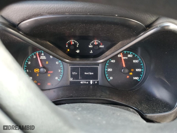 2022 Chevrolet Colorado 2WD Work Truck with VIN 1GCHSBEA8N1186737, listed as a Copart auction lot 81946244 with 46,774 mi miles and Salvage Title. Bid and sale history available at carsss.com. Image 9.