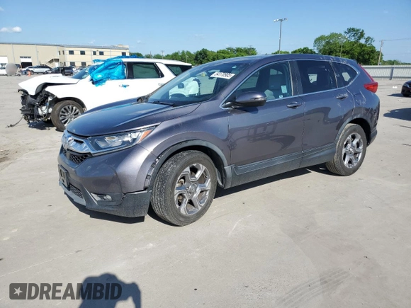 2017 Honda CR-V EX-L with VIN 7FARW1H84HE014443, listed as a Copart auction lot 54170905 with 100,253 mi miles and Salvage Title. Bid and sale history available at DreamBid. Image 1.