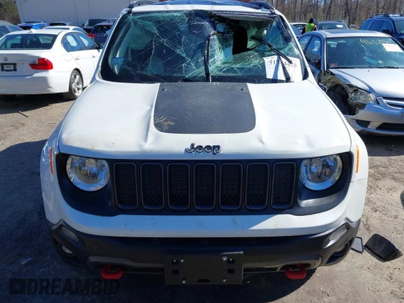2023 Jeep Renegade Trailhawk z VIN ZACNJDC13PPP40710, wystawiony jako IAAI lot #41744475 z przebiegiem 17 057 mil mil oraz . Historia ofert i sprzedaży dostępna na DreamBid. Obrazek 6.
