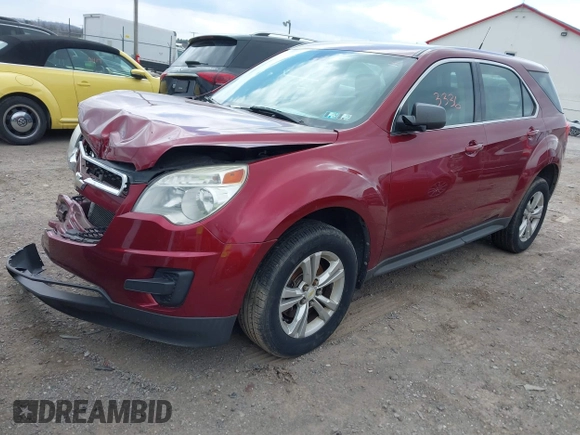 2010 Chevrolet Equinox LS with VIN 2CNFLCEW9A6351106, listed as a IAAI auction lot 41833336 with 99,890 mi miles. Bid and sale history available at carsss.com. Image 2.