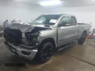 2021 Ram 1500 Big Horn with VIN 1C6SRFBT5MN741351, listed as a IAAI auction lot 41553760 with 56,996 mi miles. Bid and sale history available at carsss.com. Image 2.