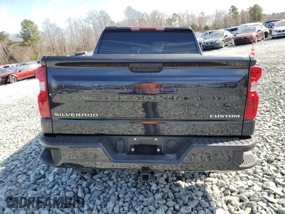 2023 Chevrolet Silverado 1500 Custom with VIN 1GCPDBEK7PZ159886, listed as a Copart auction lot 46470465 with 46,263 mi miles and Salvage Title. Bid and sale history available at DreamBid. Image 6.
