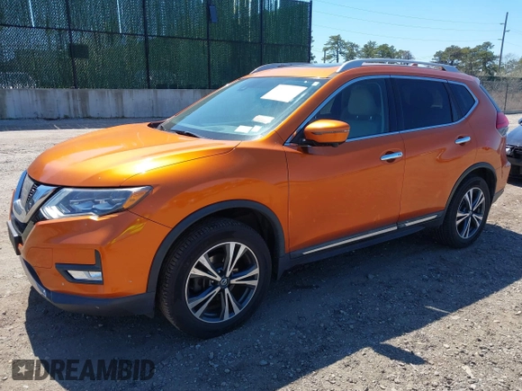 2017 Nissan Rogue SL with VIN 5N1AT2MV7HC751485, listed as a IAAI auction lot 42070057 with 93,921 mi miles. Bid and sale history available at carsss.com. Image 18.