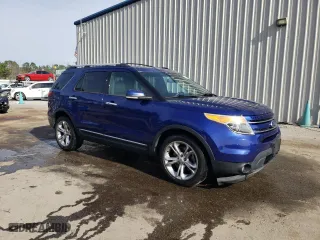 2014 Ford Explorer Limited with VIN 1FM5K7F8XEGA46130, listed as a Copart auction lot 46649385 with 186,505 mi miles and Salvage Title. Bid and sale history available at carsss.com. Image 4.