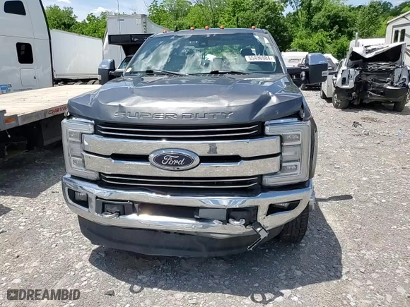 2019 Ford Super Duty F-350 DRW XL with VIN 1FT8W3DT0KEF32832, listed as a Copart auction lot 55496984 with 255,549 mi miles and Salvage Title. Bid and sale history available at carsss.com. Image 11.