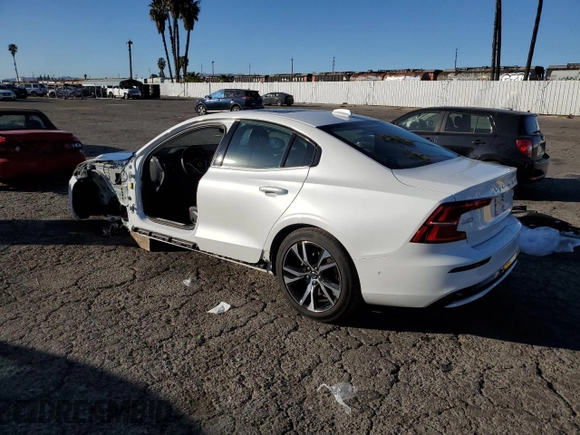 2024 Volvo S60 Plus Dark Theme with VIN 7JRL12FLXRG315532, listed as a Copart auction lot 88744175 with 14,597 mi miles and Salvage title. Bid and sale history available at DreamBid. Image 2.