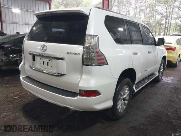 2017 Lexus GX with VIN JTJBM7FX7H5155117, listed as a IAAI auction lot 42022123 with 76,490 mi miles. Bid and sale history available at carsss.com. Image 4.