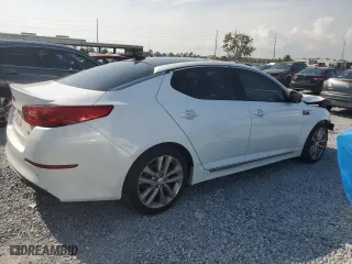 2015 Kia Optima SXL Turbo with VIN 5XXGR4A69FG456018, listed as a Copart auction lot 50437485 with 123,810 mi miles and Salvage Title. Bid and sale history available at carsss.com. Image 3.