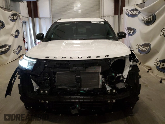 2025 Ford Explorer ST-Line z VIN 1FMUK8KH4SGB53287, wystawiony jako Copart lot #59285225 z przebiegiem 9 118 mil mil oraz Czysty tytuł • Clean title. Historia ofert i sprzedaży dostępna na DreamBid. Obrazek 5.