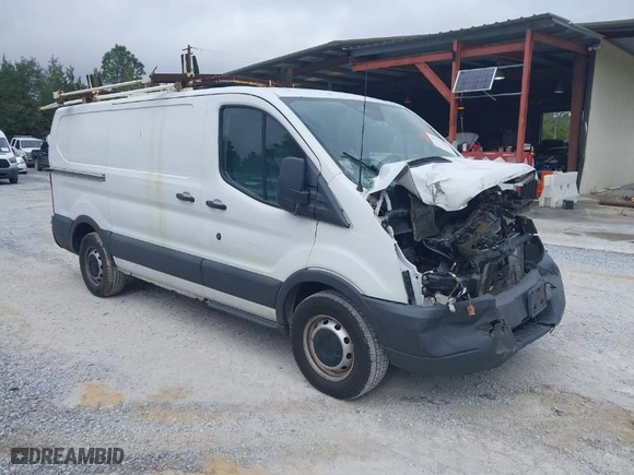 2016 Ford Transit Cargo Van with VIN 1FTYE1YMXGKB48964, listed as a IAAI auction lot 41227860 with 1 mi miles. Bid and sale history available at carsss.com. Image 1.