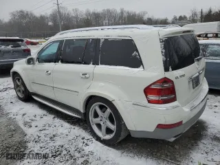 2008 Mercedes-Benz GL-Class 5.5L with VIN 4JGBF86E78A335539, listed as a Copart auction lot 46166555 with 184,228 mi miles and Salvage Title. Bid and sale history available at carsss.com. Image 2.