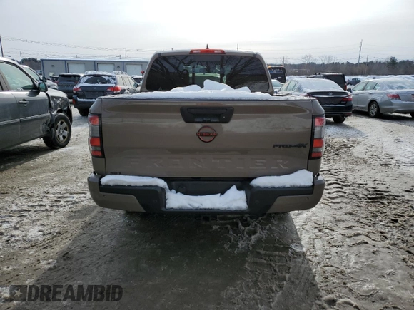 2024 Nissan Frontier Pro-4X с VIN 1N6ED1EKXRN621821, выставлен на аукционе Copart как лот 44488225 с пробегом 6 083 миль миль и Списание • Salvage title. История ставок и продаж доступна на DreamBid. Изображение 6.
