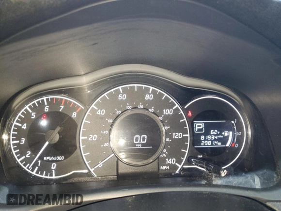 2015 Nissan Note SV with VIN 3N1CE2CP1FL448281, listed as a Copart auction lot 55665145 with 81,934 mi miles and Salvage title. Bid and sale history available at DreamBid. Image 9.
