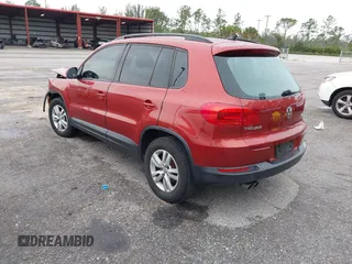 2015 Volkswagen Tiguan R-Line with VIN WVGAV7AXXFW106001, listed as a IAAI auction lot 41652896 with 131,031 mi miles and . Bid and sale history available at DreamBid. Image 3.