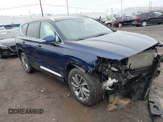 2020 Hyundai Santa Fe SEL with VIN 5NMS3CAD5LH304268, listed as a IAAI auction lot 41920000 with 44,964 mi miles. Bid and sale history available at carsss.com. Image 1.