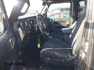 2022 Jeep Wrangler Unlimited Sport with VIN 1C4HJXDN1NW240032, listed as a IAAI auction lot 41130845 with 24,745 mi miles and . Bid and sale history available at DreamBid. Image 5.
