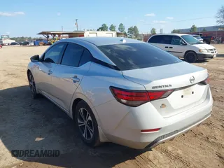 2022 Nissan Sentra SV z VIN 3N1AB8CV6NY230923, wystawiony jako IAAI lot #41455204 z przebiegiem 58 640 mil mil oraz . Historia ofert i sprzedaży dostępna na DreamBid. Obrazek 3.