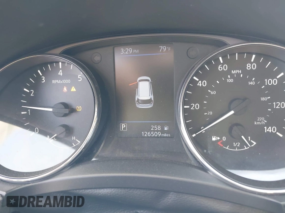 2020 Nissan Rogue S with VIN 5N1AT2MV6LC804038, listed as a IAAI auction lot 41757244 with 126,509 mi miles and . Bid and sale history available at DreamBid. Image 7.