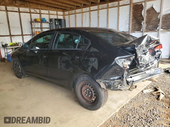 2015 Honda Civic LX z VIN 2HGFB2F55FH511258, wystawiony jako Copart lot #48591675 z przebiegiem 104 146 mil mil oraz Szkoda całkowita • Salvage title. Historia ofert i sprzedaży dostępna na DreamBid. Obrazek 2.