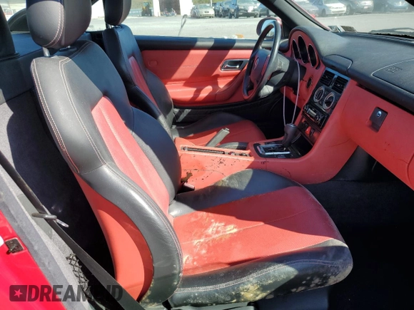 1998 Mercedes-Benz SLK 230/320 with VIN WDBKK47F6WF064407, listed as a Copart auction lot 76176654 with 74,421 mi miles and Clean Title. Bid and sale history available at DreamBid. Image 10.