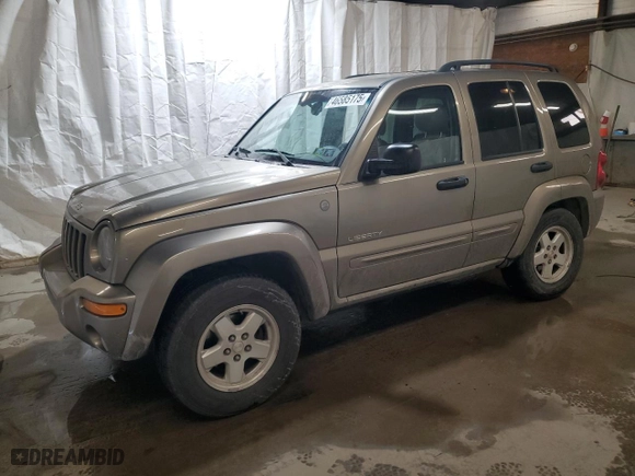 2004 Jeep Liberty Limited with VIN 1J4GL58KX4W152213, listed as a Copart auction lot 46585175 with 148,939 mi miles and Salvage Title. Bid and sale history available at carsss.com. Image 1.