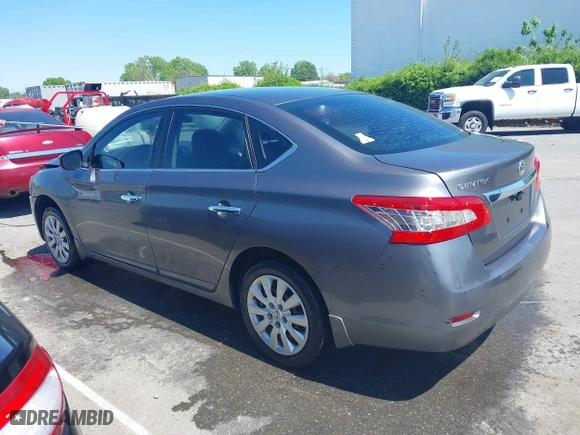 2015 Nissan Sentra S with VIN 3N1AB7AP5FY354696, listed as a IAAI auction lot 42001771 with 131,920 mi miles. Bid and sale history available at carsss.com. Image 14.