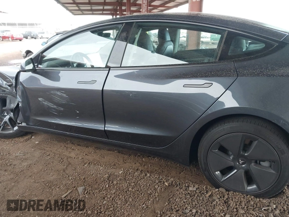 2023 Tesla Model 3 with VIN 5YJ3E1EA6PF655510, listed as a IAAI auction lot 41948480 with 27,179 mi miles and . Bid and sale history available at carsss.com. Image 13.