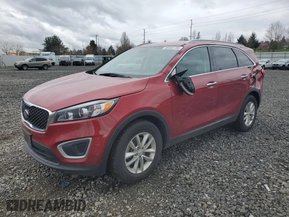2018 Kia Sorento LX with VIN 5XYPG4A38JG376998, listed as a Copart auction lot 48482735 with 90,512 mi miles and Salvage Title. Bid and sale history available at carsss.com. Image 1.