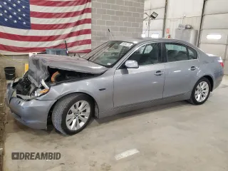 2005 BMW 5 Series 545i with VIN WBANB33555CN64643, listed as a Copart auction lot 50546775 with 159,751 mi miles and Salvage Title. Bid and sale history available at carsss.com. Image 1.